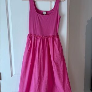 Pink tank women’s maxi dress